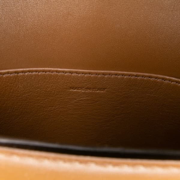 Pre-owned Celine Teen Calfskin Classic Box Brown