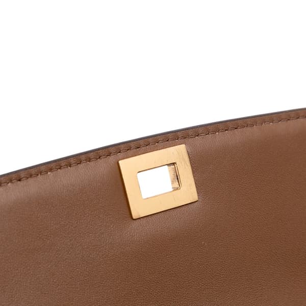Pre-owned Celine Teen Calfskin Classic Box Brown