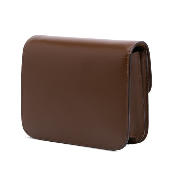 Pre-owned Celine Teen Calfskin Classic Box Brown