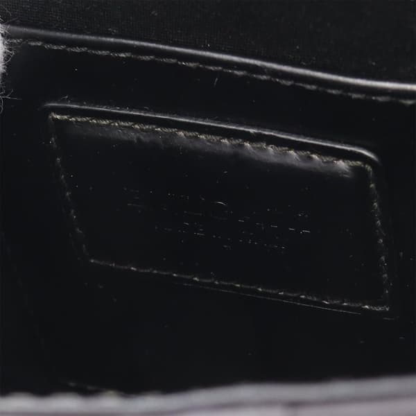 Pre-owned Bvlgari Small Patent Serpenti Forever Crossbody Black