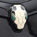 Miniatyrbilde 5 av 9: Pre-owned Bvlgari Small Patent Serpenti Forever Crossbody Black