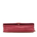 Miniatyrbild 3 av 10: Pre-owned Chanel Quilted Caviar Boy Wallet on Chain Red