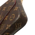 Miniatyrbillede 9 af 9: Pre-owned Louis Vuitton Monogram Pochette Felicie Brown