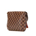 Pikkukuva 2 / 9: Pre-owned Louis Vuitton Damier Ebene Musette Tango Long Strap Brown