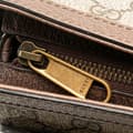 Miniatyrbild 9 av 9: Pre-owned Gucci Medium GG Supreme Ophidia Crossbody Brown