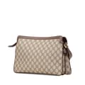 Miniatyrbild 2 av 9: Pre-owned Gucci Medium GG Supreme Ophidia Crossbody Brown