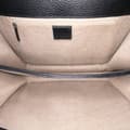 Miniatyrbild 4 av 7: Pre-owned Gucci Medium Dollar Calfskin Interlocking G Crossbody Black