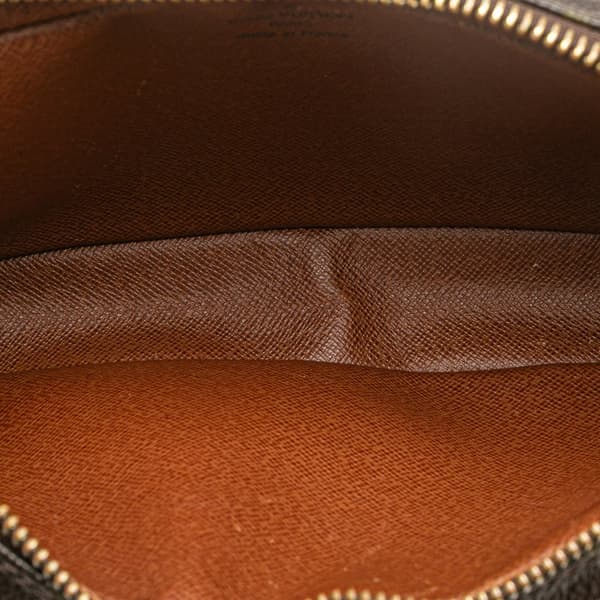 Pre-owned Louis Vuitton Monogram Pochette Marly Bandouliere Brown
