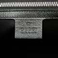 Miniatyrbild 5 av 10: Pre-owned Gucci Soft Leather Interlocking G Portfolio Business Bag Black