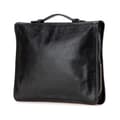 Miniatyrbild 2 av 10: Pre-owned Gucci Soft Leather Interlocking G Portfolio Business Bag Black