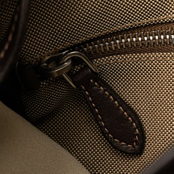 Pre-owned Prada Canvas Canapa Logo Crossbody Brown