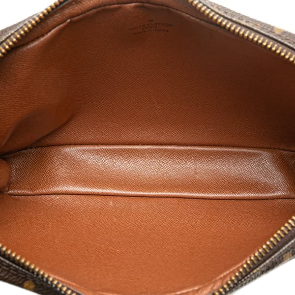 Pre-owned Louis Vuitton Monogram Pochette Marly Bandouliere Brown