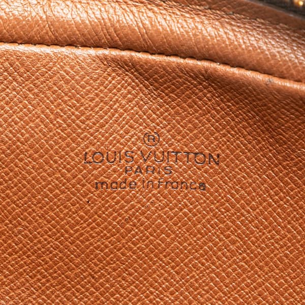 Pre-owned Louis Vuitton Monogram Pochette Marly Bandouliere Brown
