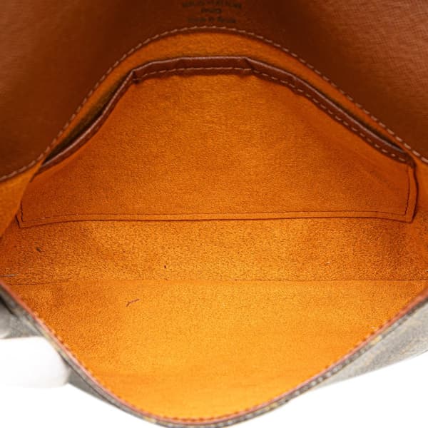 Pre-owned Louis Vuitton Monogram Musette Tango Long Strap Brown