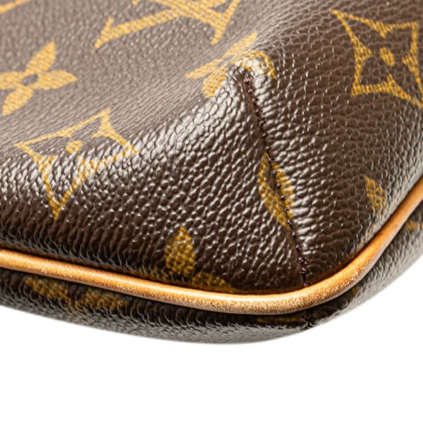 Pre-owned Louis Vuitton Monogram Musette Tango Long Strap Brown