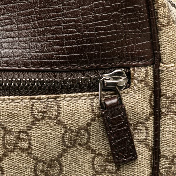 Pre-owned Gucci GG Supreme Crossbody Brown