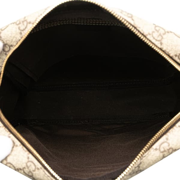 Pre-owned Gucci GG Supreme Crossbody Brown