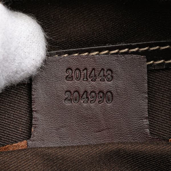Pre-owned Gucci GG Supreme Crossbody Brown