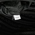 Miniatyrbillede 7 af 10: Pre-owned Prada Tessuto Zip Buckle Messenger Bag Black