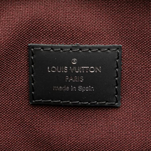 Pre-owned Louis Vuitton Monogram Macassar Porte Documents Voyage Brown