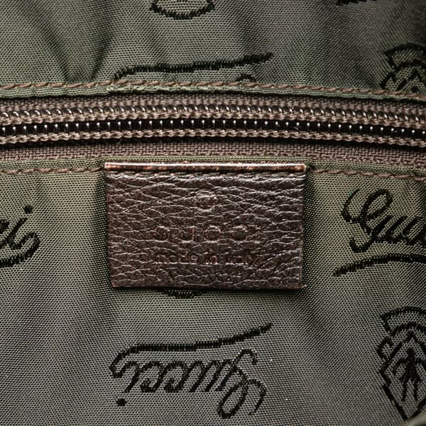 Pre-owned Gucci Guccissima Crossbody Brown