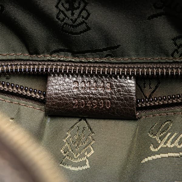 Pre-owned Gucci Guccissima Crossbody Brown