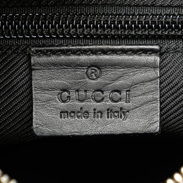 Pre-owned Gucci Nylon Messenger Bag Black