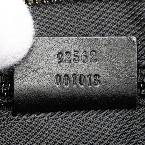 Pre-owned Gucci Nylon Messenger Bag Black