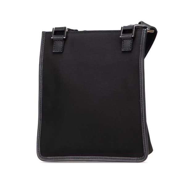 Pre-owned Gucci Nylon Messenger Bag Black