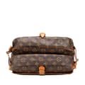 Miniatyrbillede 3 af 10: Pre-owned Louis Vuitton Monogram Saumur 30 Brown