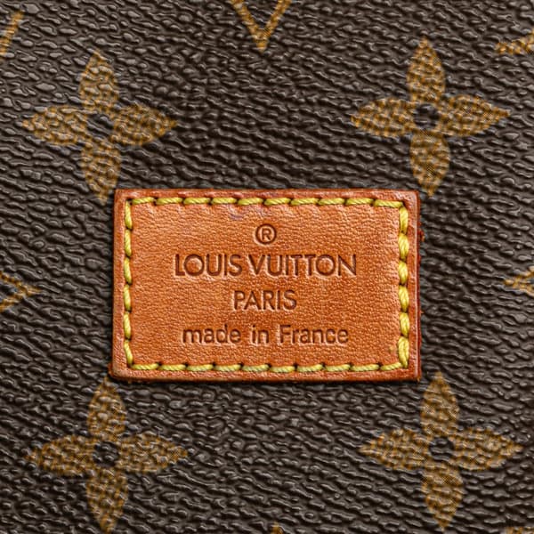 Pre-owned Louis Vuitton Monogram Saumur 30 Brown