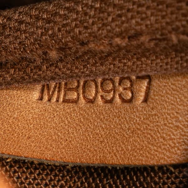 Pre-owned Louis Vuitton Monogram Saumur 30 Brown