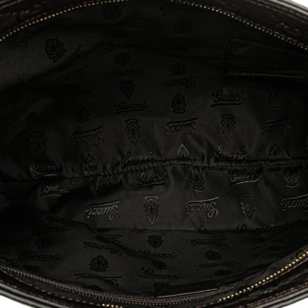 Pre-owned Gucci Guccissima Crossbody Brown