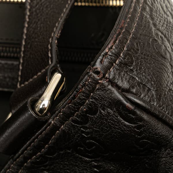 Pre-owned Gucci Guccissima Crossbody Brown