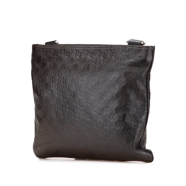 Pre-owned Gucci Guccissima Crossbody Brown