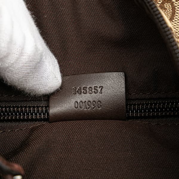 Pre-owned Gucci GG Canvas Crossbody Brown