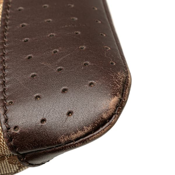 Pre-owned Gucci GG Canvas Crossbody Brown