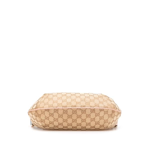 Pre-owned Gucci GG Canvas Web Crossbody Brown