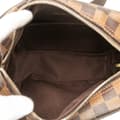 Miniatyrbillede 4 af 10: Pre-owned Louis Vuitton Damier Ebene Olav PM Brown