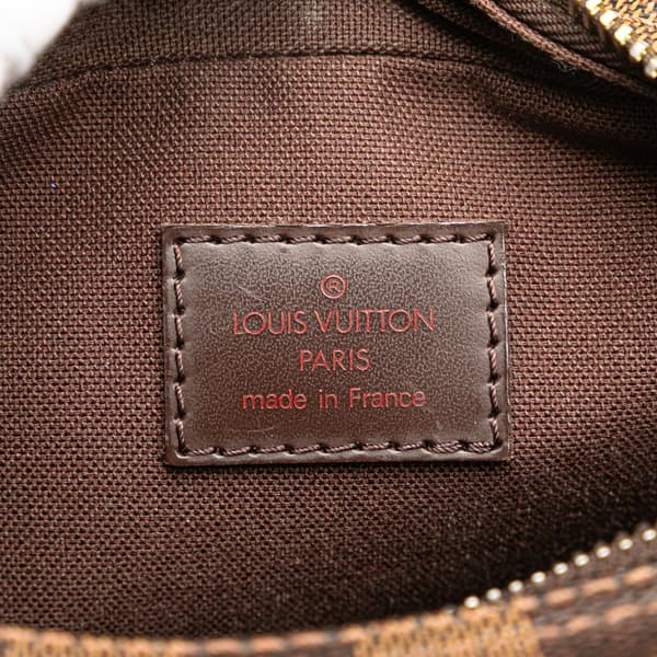 Pre-owned Louis Vuitton Damier Ebene Olav PM Brown