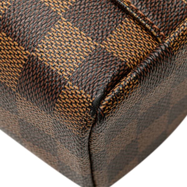 Pre-owned Louis Vuitton Damier Ebene Olav PM Brown
