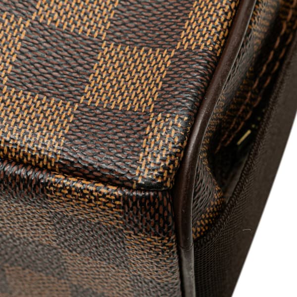 Pre-owned Louis Vuitton Damier Ebene Olav PM Brown