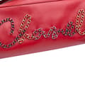 Pikkukuva 7 / 10: Pre-owned Chanel Calfskin Signature Chain 20s Bowling Bag Red