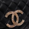 Pikkukuva 8 / 10: Pre-owned Chanel Sequined Goatskin CC Crystal Wallet On Chain Black