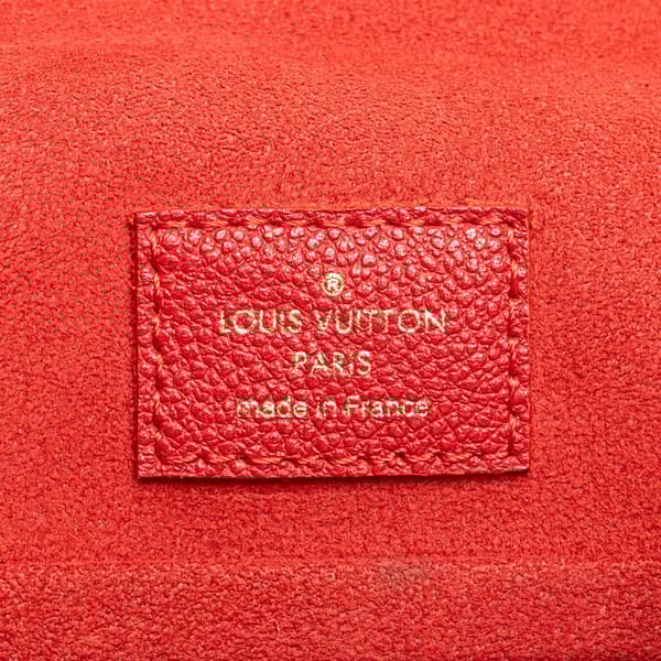 Pre-owned Louis Vuitton Monogram Empreinte Junot Red