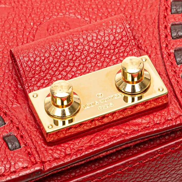 Pre-owned Louis Vuitton Monogram Empreinte Junot Red