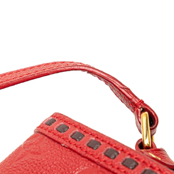 Pre-owned Louis Vuitton Monogram Empreinte Junot Red