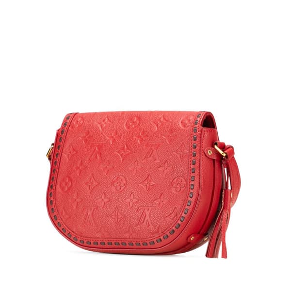 Pre-owned Louis Vuitton Monogram Empreinte Junot Red