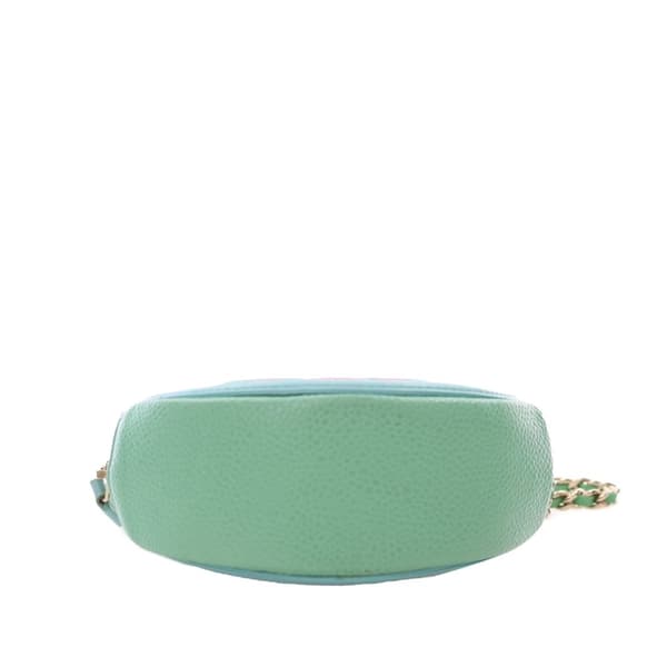 Pre-owned Chanel Tricolor Caviar CC Filigree Round Crossbody Pink