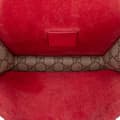 Miniatyrbild 4 av 8: Pre-owned Gucci Mini GG Supreme Dionysus Crossbody Brown